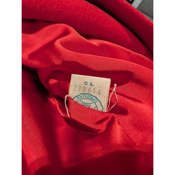 Gorgeous 1960s Red Wool Coat - Balenciaga Import Adaptation by Don Millstein - Picture 6 of 8